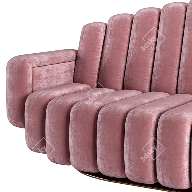 Luxurious Oblomow Sofa: Clan Milano 3D model image 2