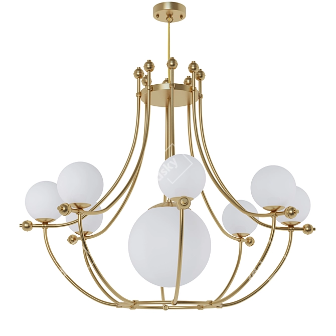 Elegant Cristophe Lamp: Art 24544 3D model image 1