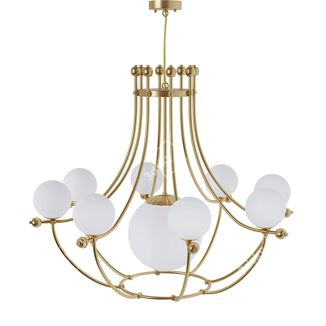 Elegant Cristophe Lamp: Art 24544 3D model image 3