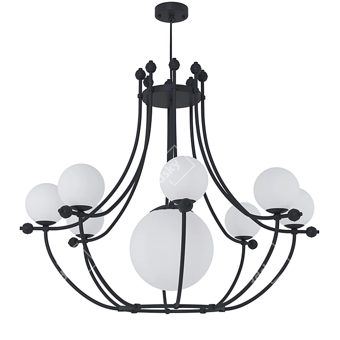 Elegant Cristophe Lamp: Art 24544 3D model image 4