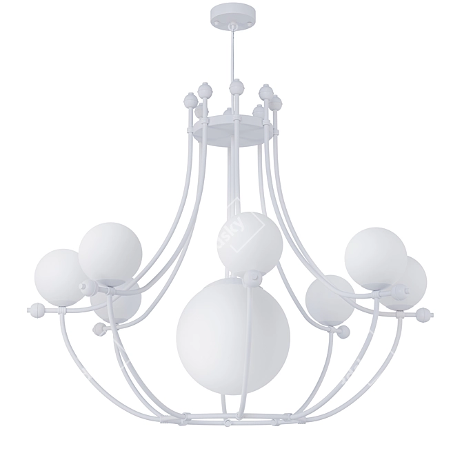 Elegant Cristophe Lamp: Art 24544 3D model image 5