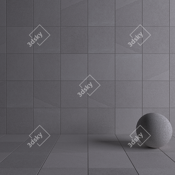 Flaviker River Moon: Contemporary Multi-Texture Floor 3D model image 4