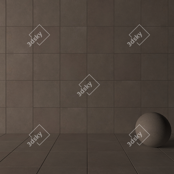  Flaviker Still Now Gray: Sleek Floor Tiles 3D model image 3