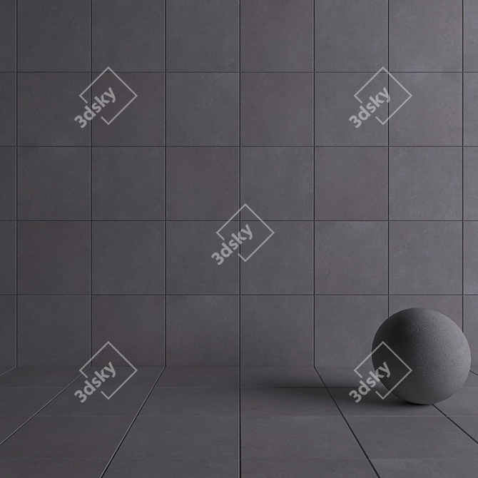  Flaviker Still Now Gray: Sleek Floor Tiles 3D model image 4