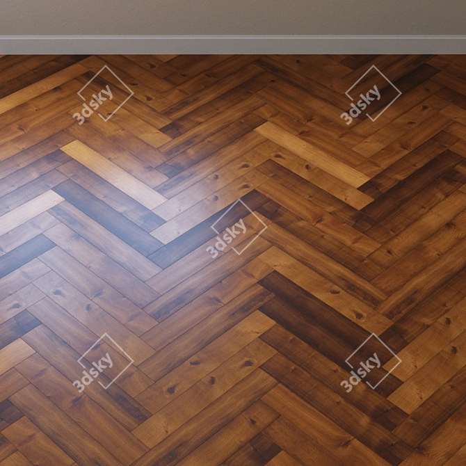 Kahrs Linnea Wild Oak Parquet 3D model image 4