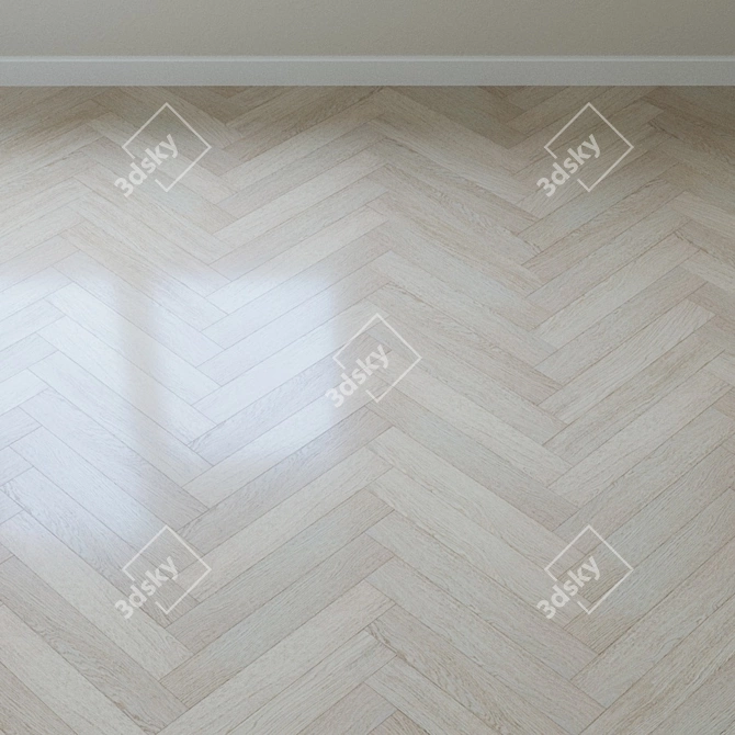 Kahrs Linnea Oak Cathedral Parquet 3D model image 4