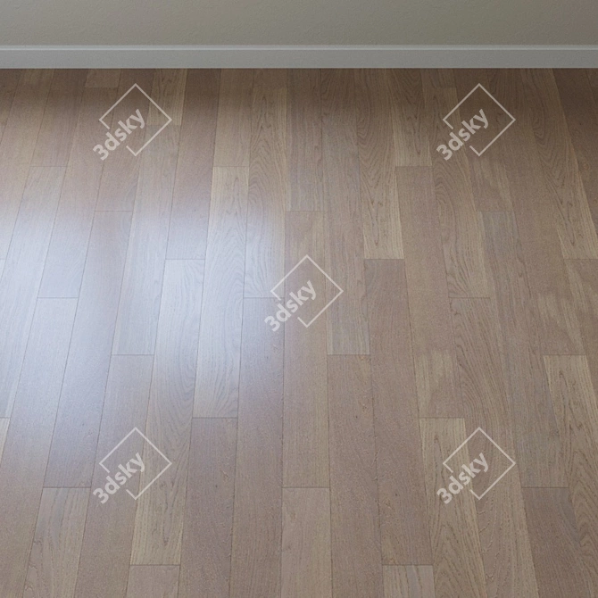 Karelia Oak Stone Gray Parquet 3D model image 2