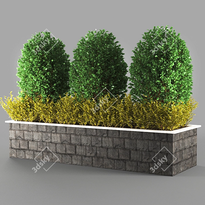 800k Poly Unique Plant 3D model image 2