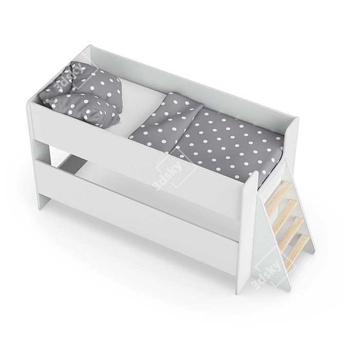 Legenda K23 + LP22 Kids Modular Bed 3D model image 3