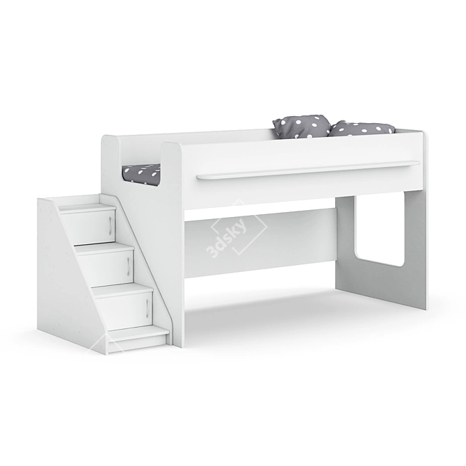 Legenda K23 Kids Modular Loft Bed 3D model image 1