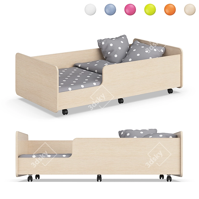 Legendary K24 Kids Bed 3D model image 6