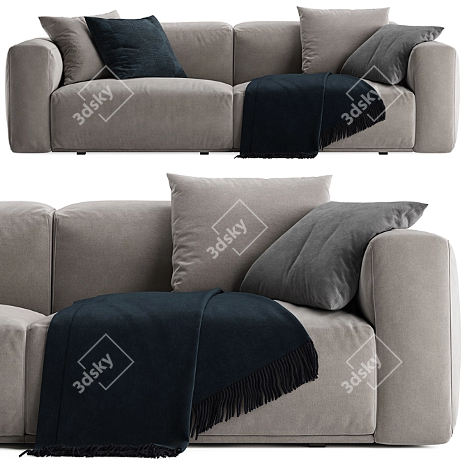 Modern Poliform Bolton Sofa 3D model image 3