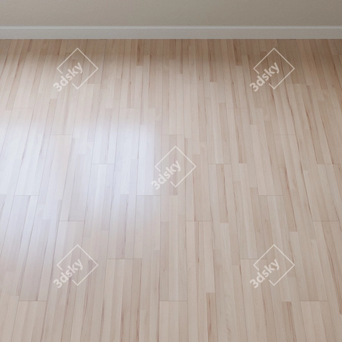 Kahrs Beech Parquet Board 3D model image 2