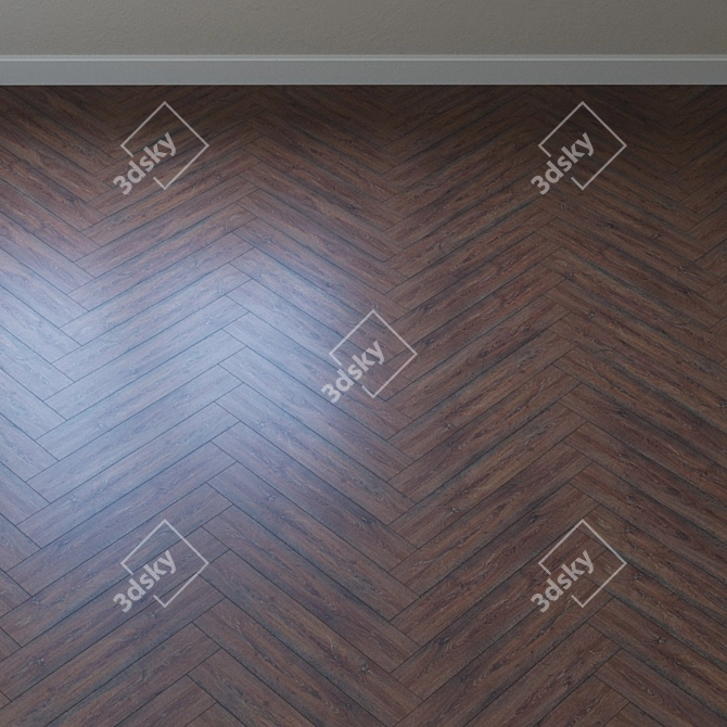 Kahrs Heather Oak Parquet: Classic Elegance 3D model image 4