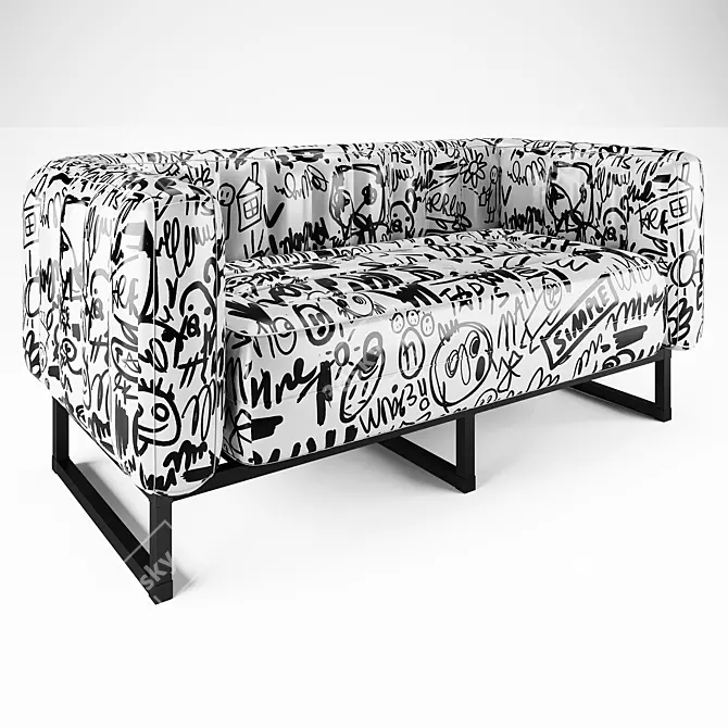 Title: Modern YOMI NEP Sofa by Mojow 3D model image 3