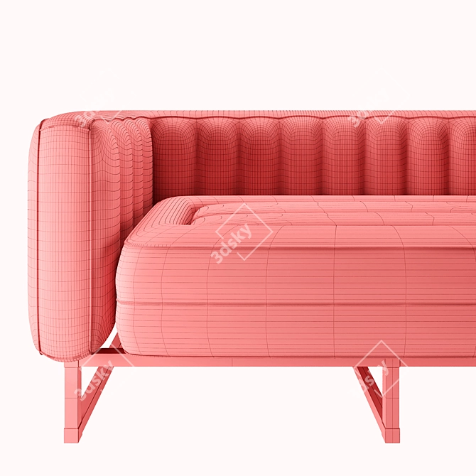 Title: Modern YOMI NEP Sofa by Mojow 3D model image 4