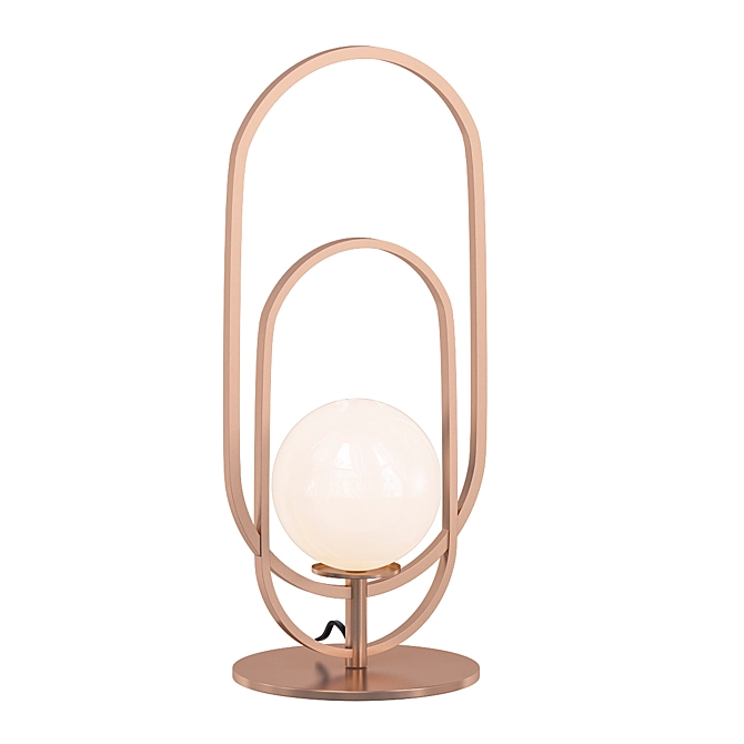 Rosy Glow Table Lamp 3D model image 1