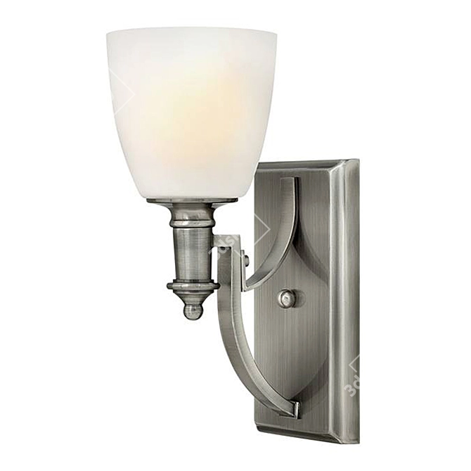 Hinkley Truman Wall Light: Elegant Illumination 3D model image 3