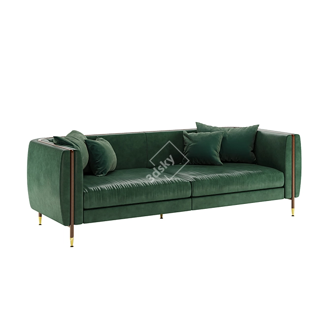 Contemporary Barlow Sofa: 2017 Edition 3D model image 1