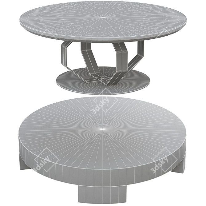 Versatile Arnaldo Coffee Table 3D model image 2