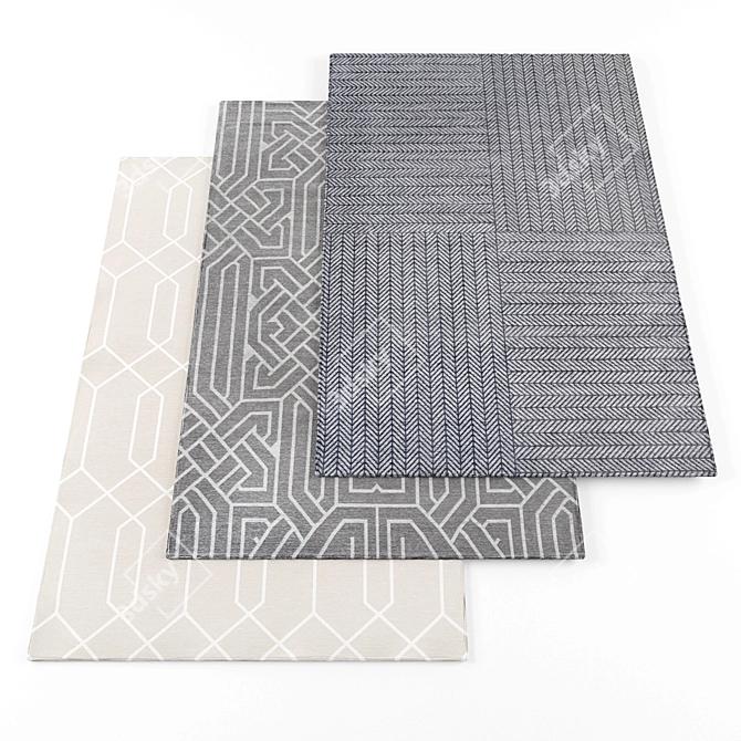 High Resolution Modern Rugs 3D model image 1