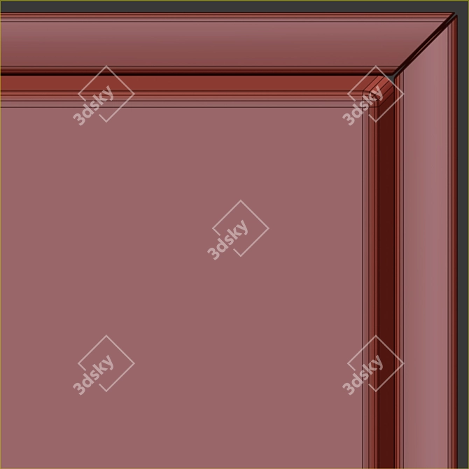 Dual Frame Set with 600*600mm Size & 2500*2500px Textures 3D model image 3