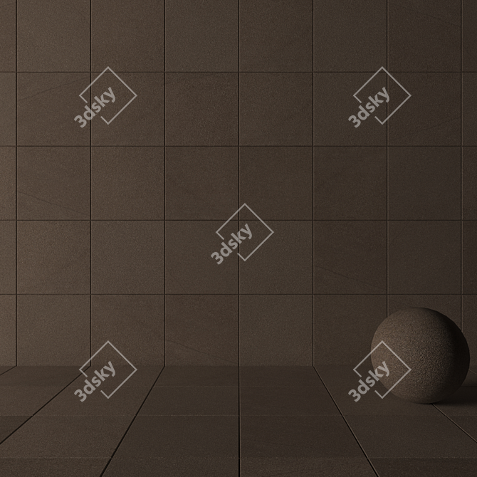 Flaviker River Earth: Multi-Texture Wall & Floor 3D model image 3