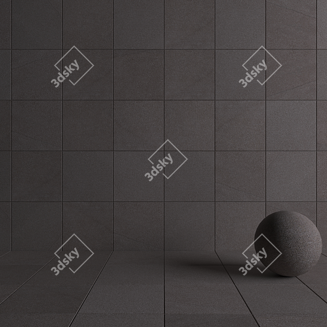 Flaviker River Earth: Multi-Texture Wall & Floor 3D model image 4