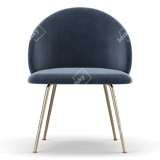 Elegant Luisa Chair 3D model image 3