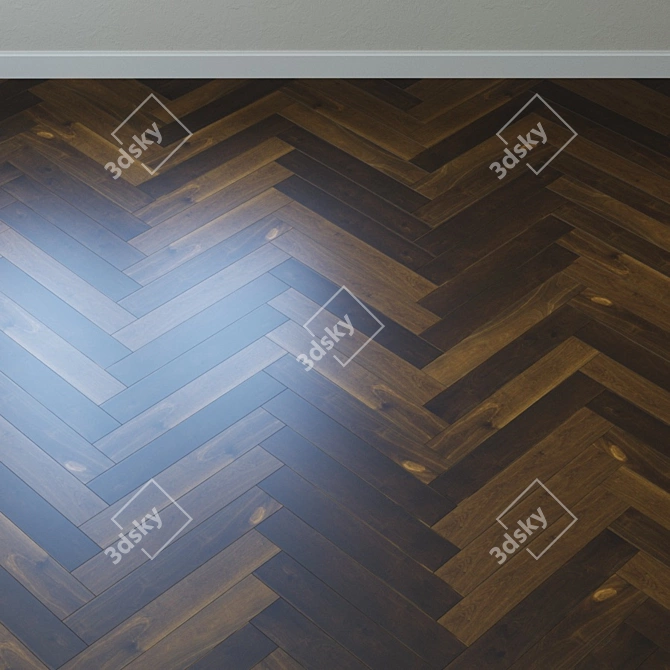  Smoked Almond Oak Parquet: Karelia 3D model image 2