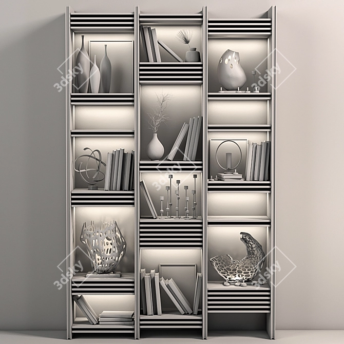 Elegant Wardrobe: Modern Design 3D model image 4