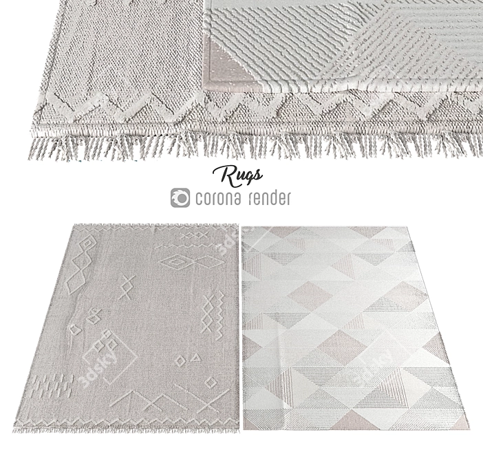 Modern Carpets Collection 3D model image 1