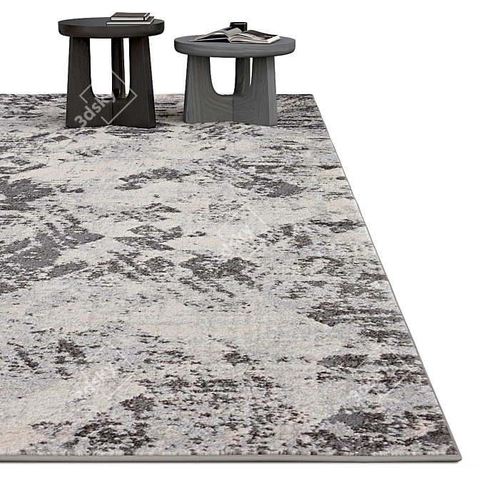 Elegant Heritage Carpet 3D model image 2