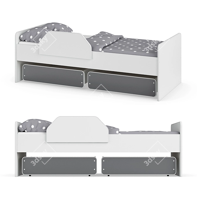 Legenda K27 Kids Bed 3D model image 1