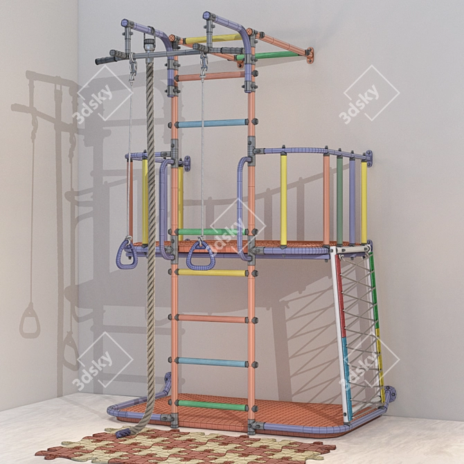 DSK Indigo Modular Children's Play System 3D model image 4