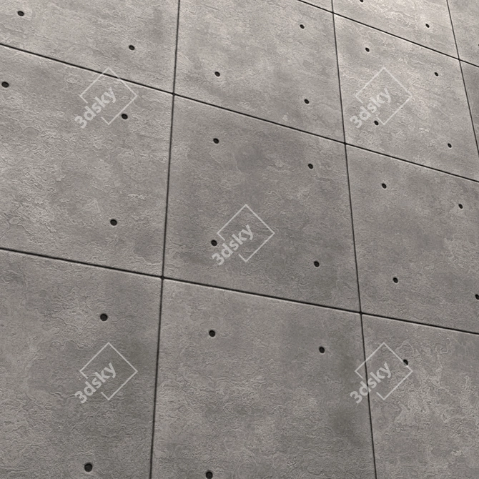 Concrete Wall & Floor Finish 3D model image 4