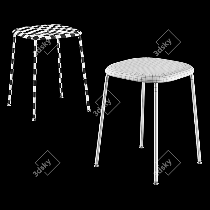 HAY Soft Edge 70 Chair: Modern Design, Comfortable Upholstery 3D model image 5