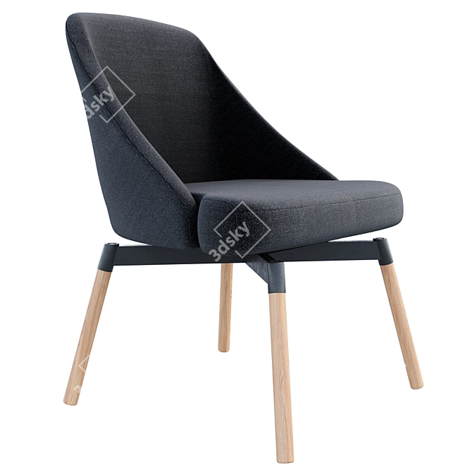 Modern Swivel Chair: Janolof 3D model image 1