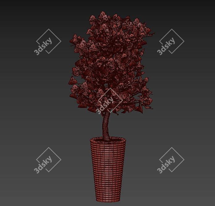 Designer9799 Bushes Design 3D model image 3