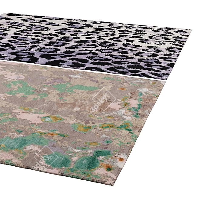 Luxury Polys Rug 195 3D model image 1