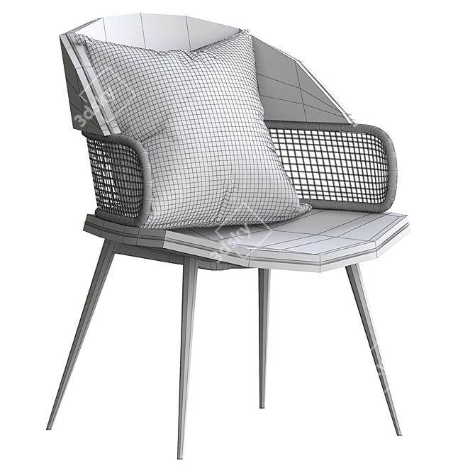 Chic Chair Collection: Inspiring Exclusivity 3D model image 5