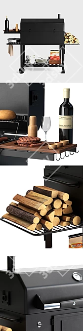 Delicious BBQ Feast Pack 3D model image 4