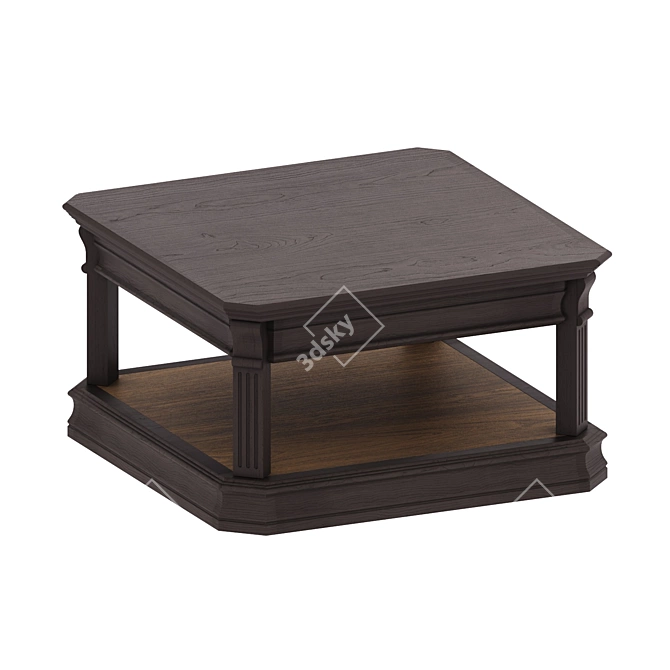 RIMAR Coffee Table: Stylish and Spacious 3D model image 1