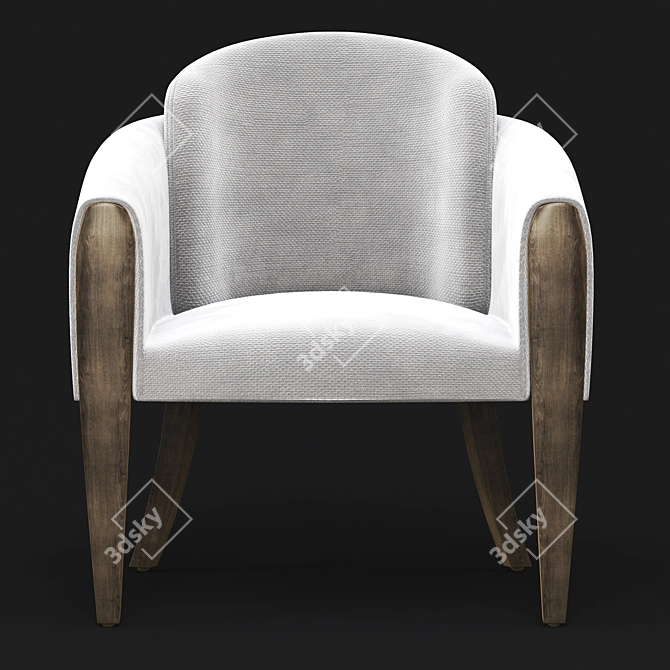 Kingsley 2015 Chair: Stylish and Functional 3D model image 2