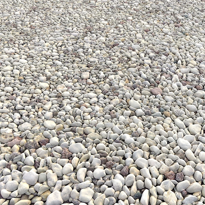 High-Quality Gravel Set for Detailed Rendering 3D model image 4