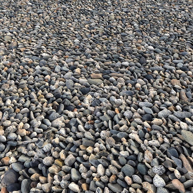 High-Quality Gravel Set for Detailed Rendering 3D model image 5