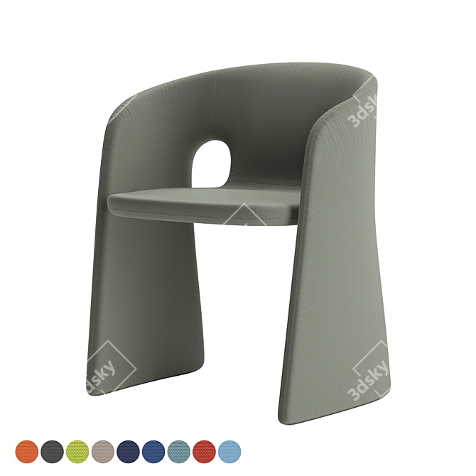 Chic Celeste Armchair by Roche Bobois 3D model image 11