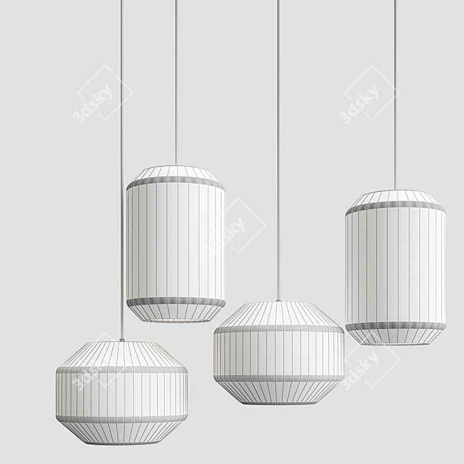 Elegant INIS Design Lamps 3D model image 2