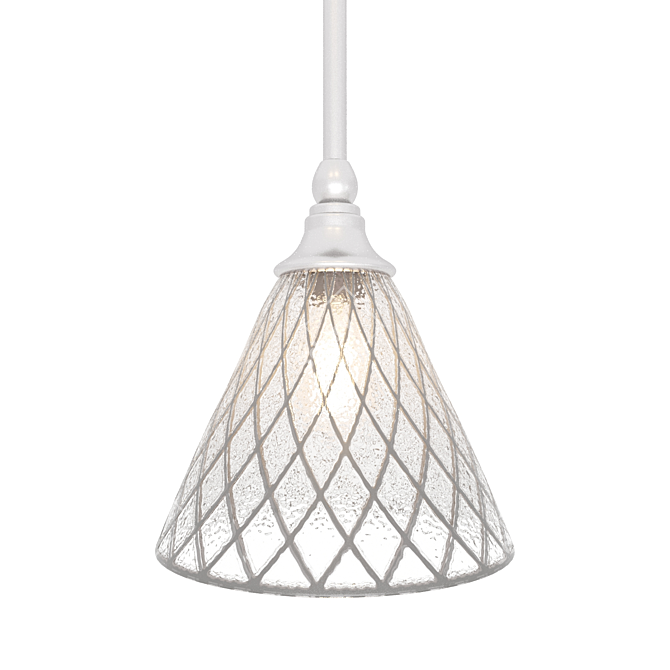 Elegant Ratchford Cone Pendant 3D model image 3