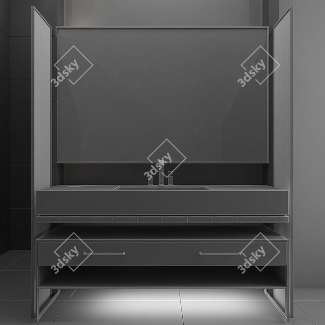 Modern JC Bathroom Furniture 3D model image 3